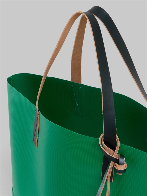 Marni Open Shopper Tote Bag, Seagreen 